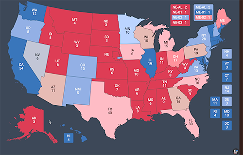 2024 Electoral College Map