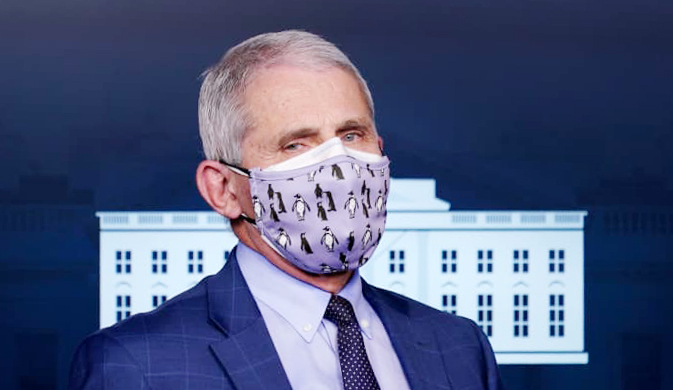 Anthony Fauci Wearing 2 Masks